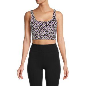 UGG Zayley Leopard Print Bralette Purple Large